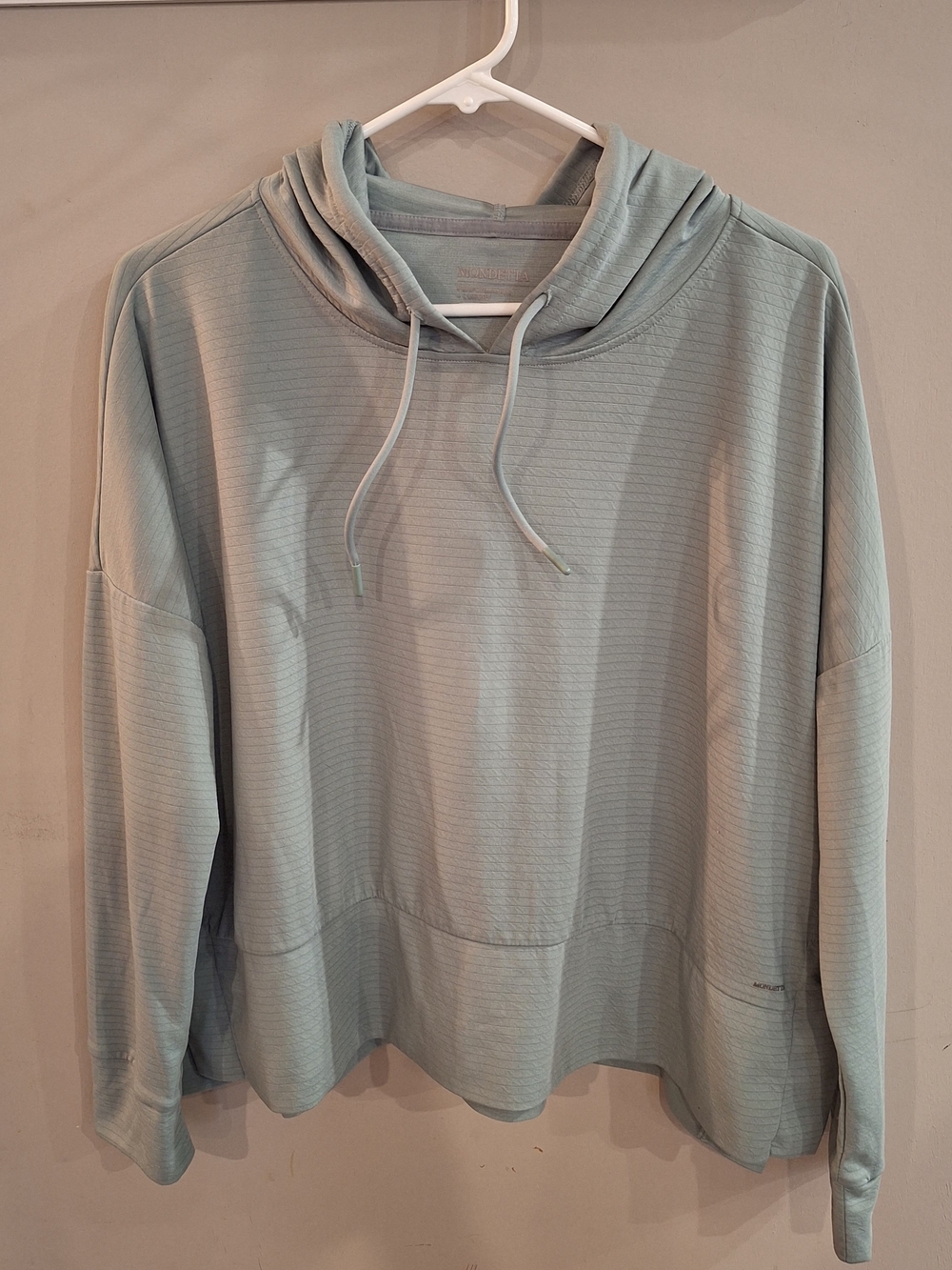Mondetta Sage Green Crewneck Hoodie Sweater